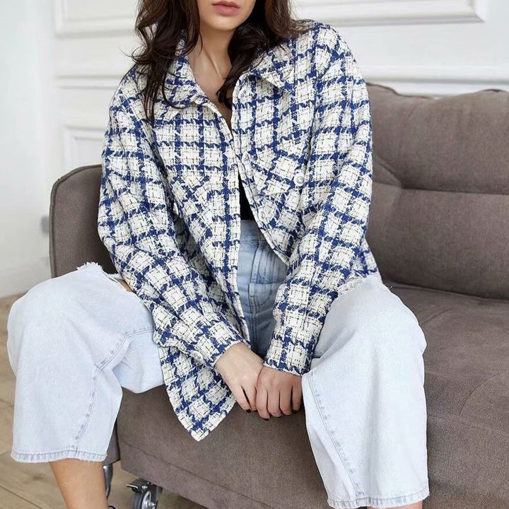 Blue Checkered Jacket