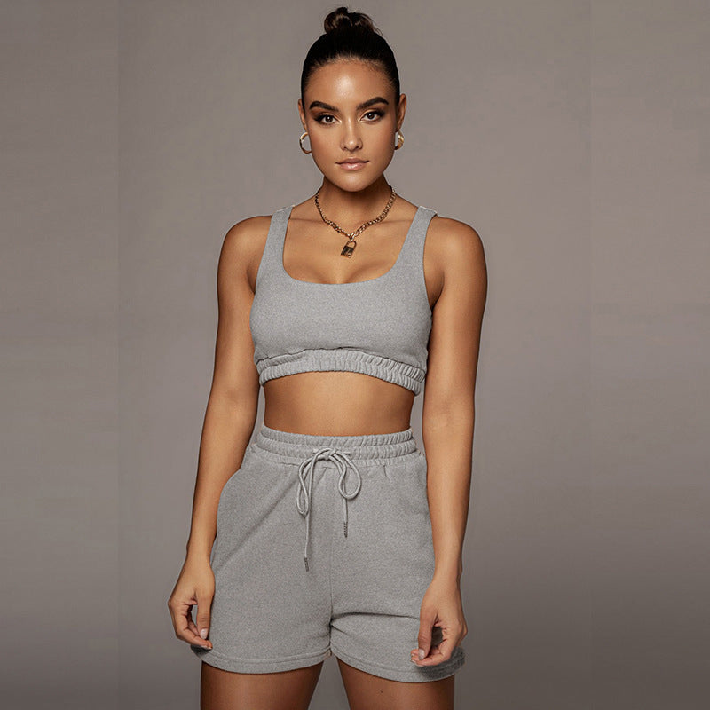 Casual Shorts Loungewear Set